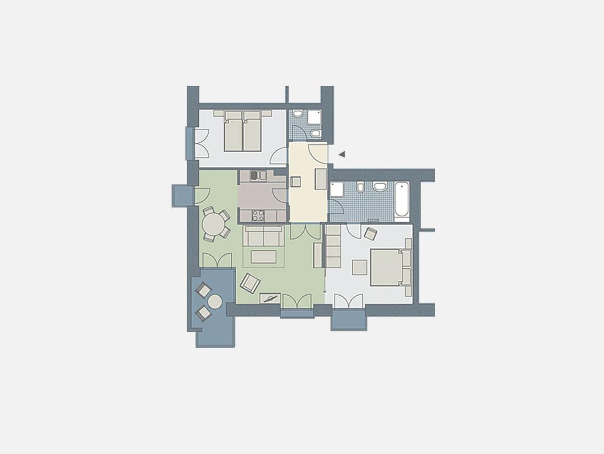 Kaiservillen Heringsdorf - Ferienwohnung Mit 2 Schlafzimmern Und Balkon D202 מראה חיצוני תמונה
